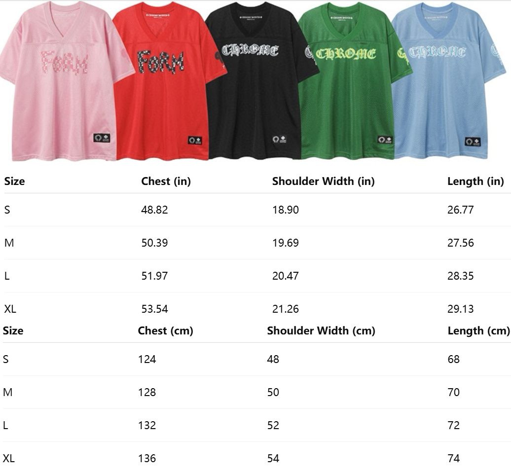 Chrome Hearts flower arm ice hockey suit casual T-shirt suit