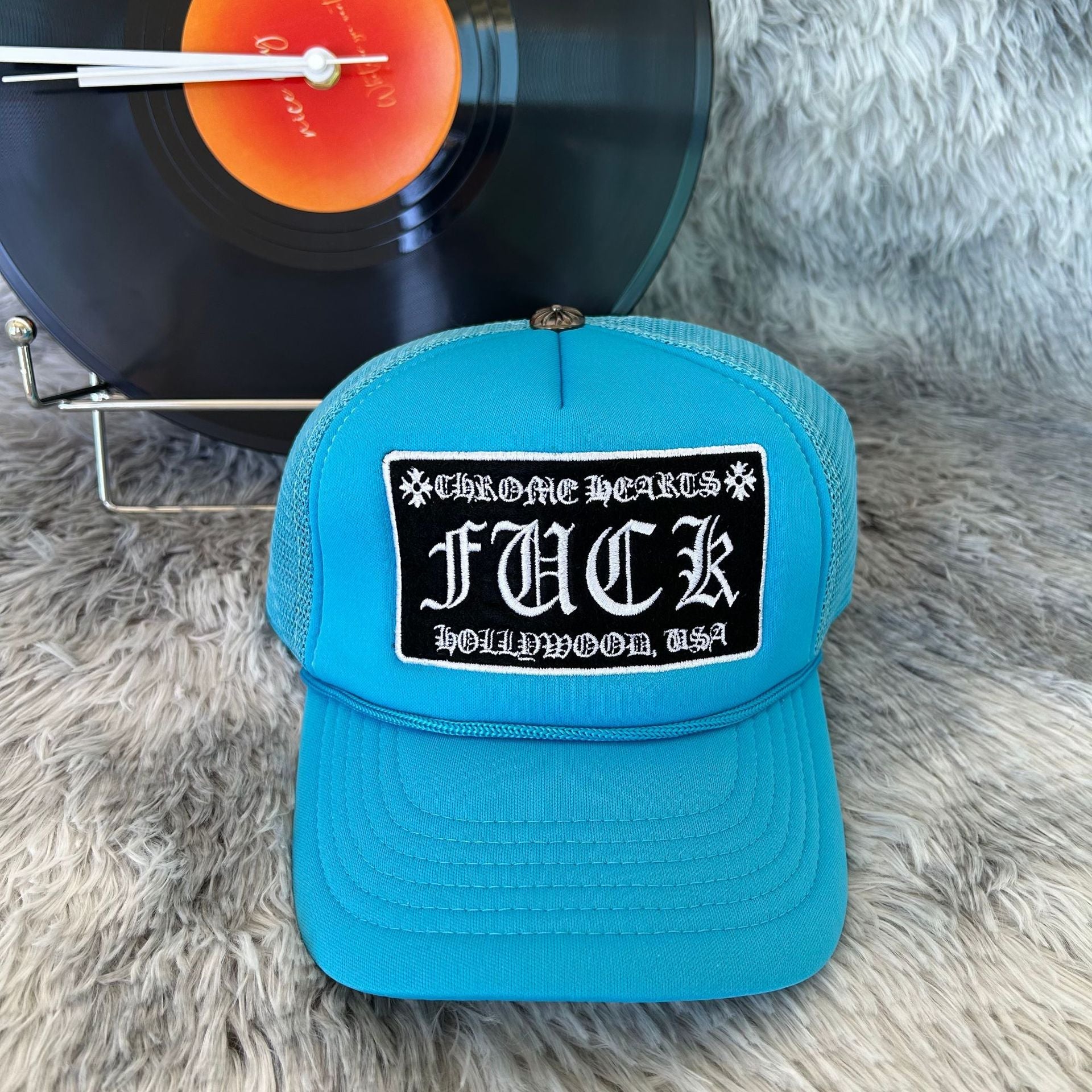 Chrome Hearts Blue Baseball Cap Hat