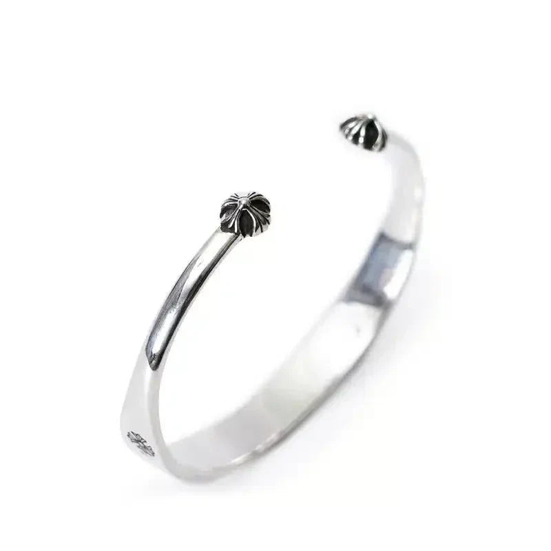 Chrome Hearts Plus Logo Flat Cuff bracelet