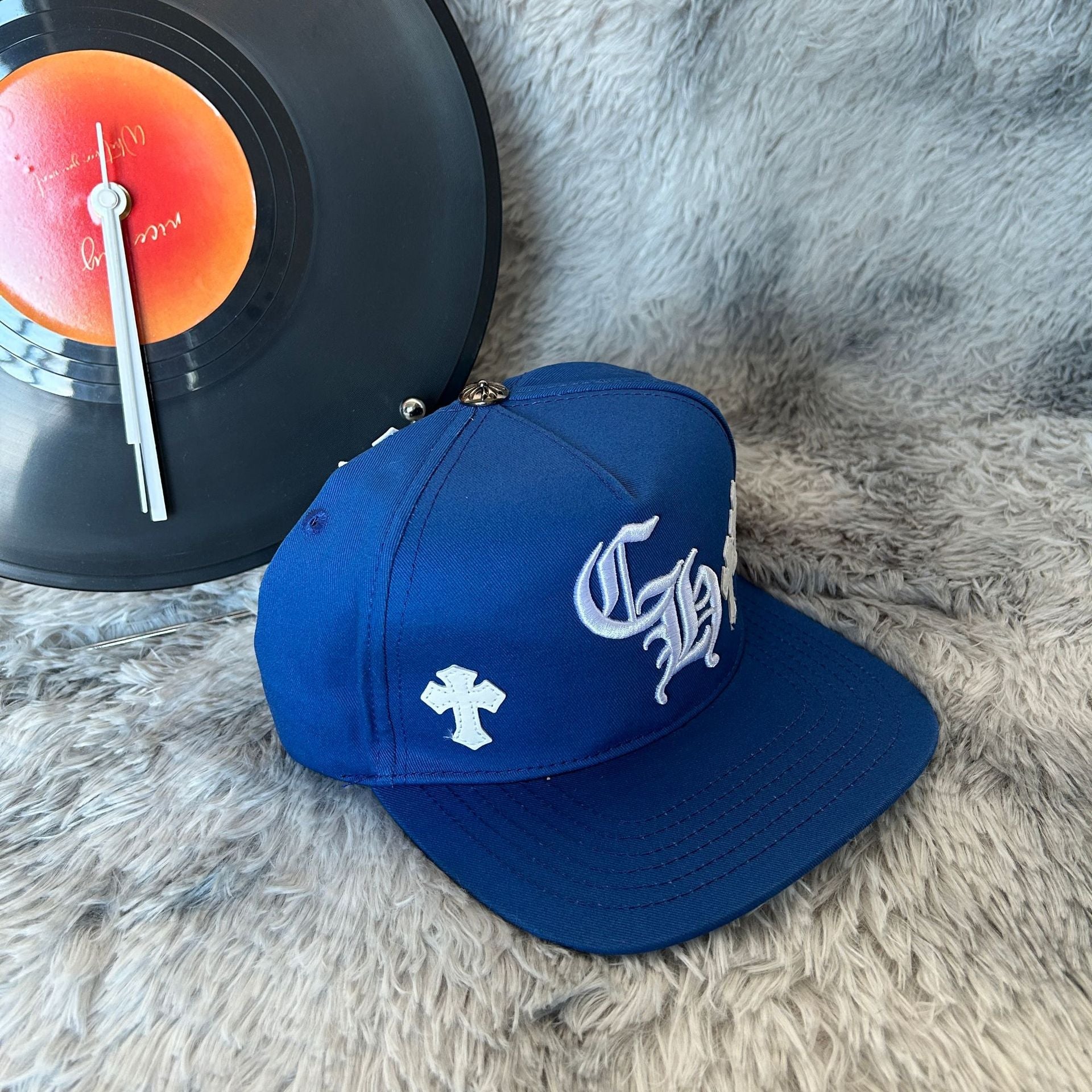 Chrome Hearts Blue Baseball Cap Hat
