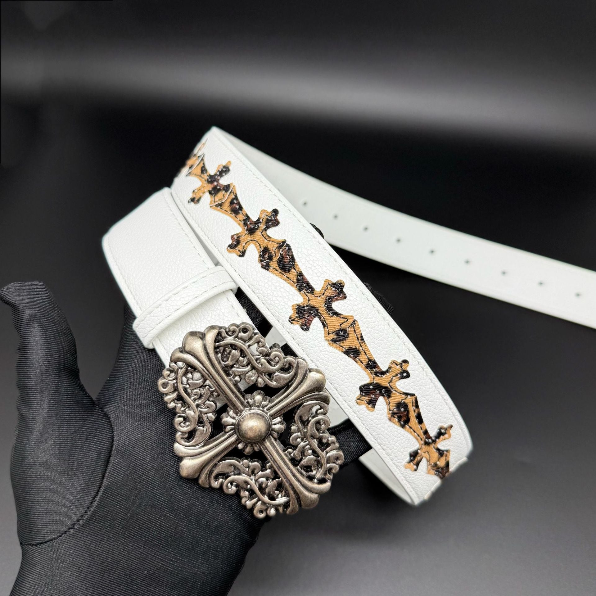 Chrome Hearts Cross Crow Classic Belt