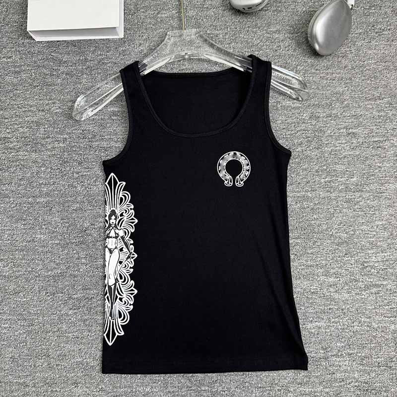 Chrome Hearts Deadly Doll Rib Tank Top T-shirt 2026 – CH-Jewelry