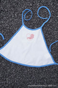 Chrome Hearts Sanskrit Vine Hanging Neck Small Belly Top for Women