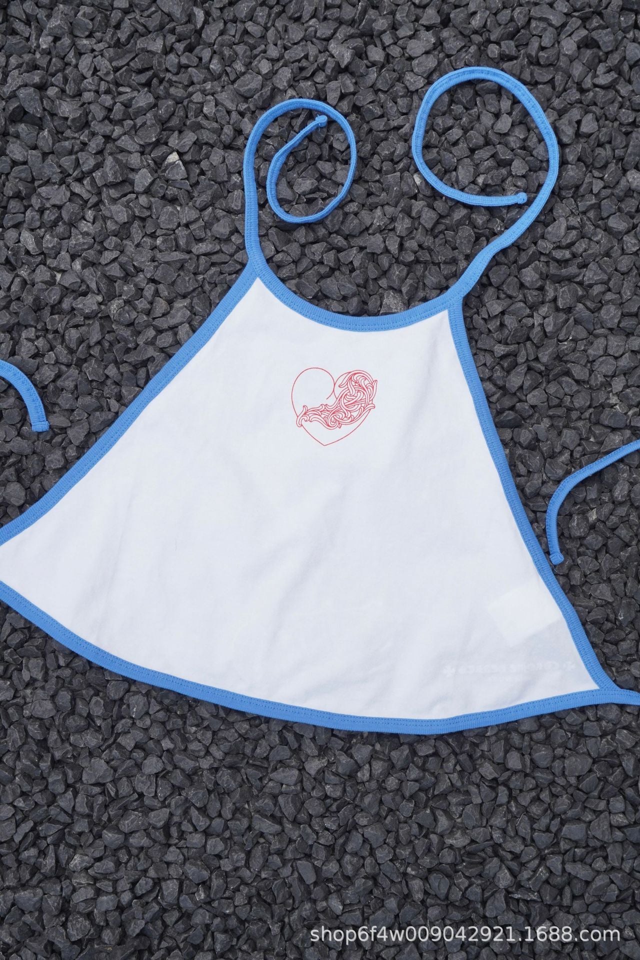 Chrome Hearts Sanskrit Vine Hanging Neck Small Belly Top for Women