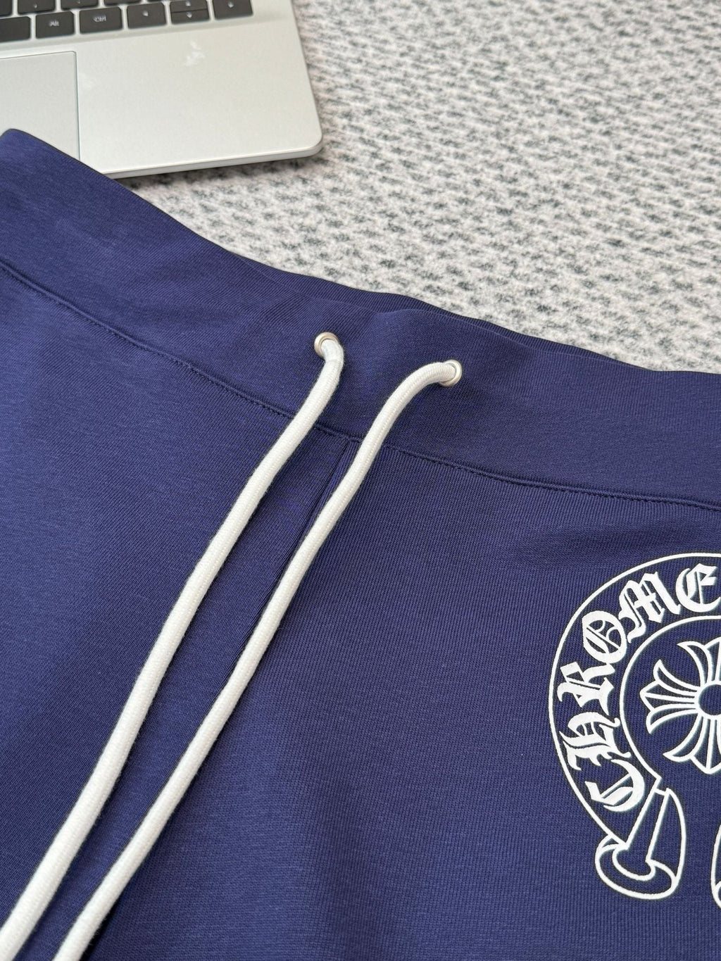 Chrome Hearts Blue Cross shorts for women