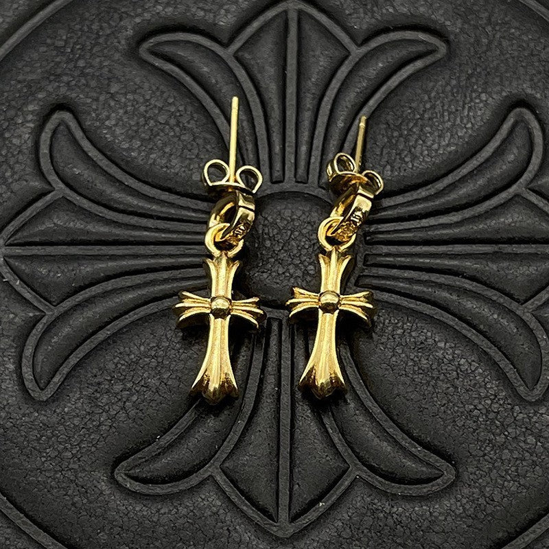 Chrome Heart Cross Earring – CH-Jewelry