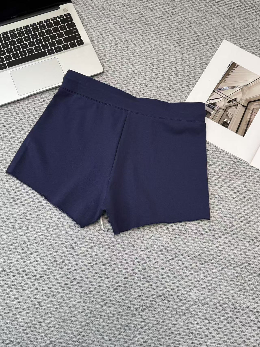 Chrome Hearts Blue Cross shorts for women