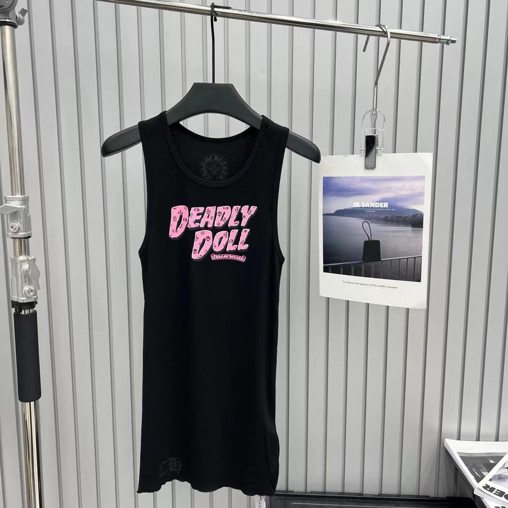 Chrome Hearts Deadly Doll Rib Tank Top