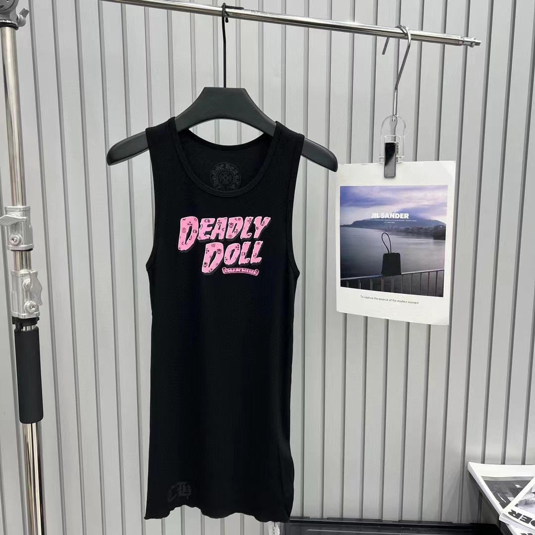Chrome Hearts Deadly Doll Rib Tank Top