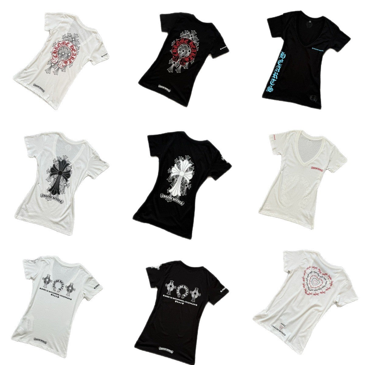 Chrome Hearts New V Nceck Women T-shirts