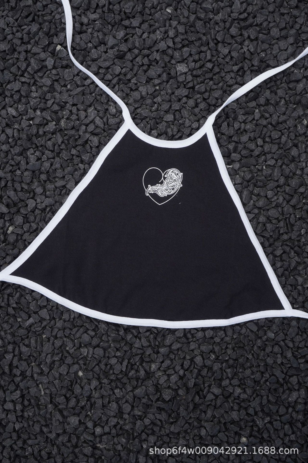 Chrome Hearts Sanskrit Vine Hanging Neck Small Belly Top for Women