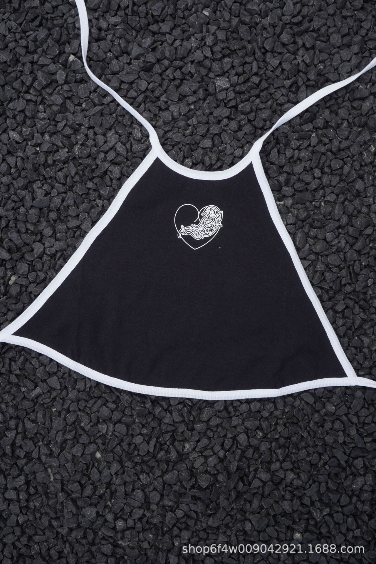 Chrome Hearts Sanskrit Vine Hanging Neck Small Belly Top for Women