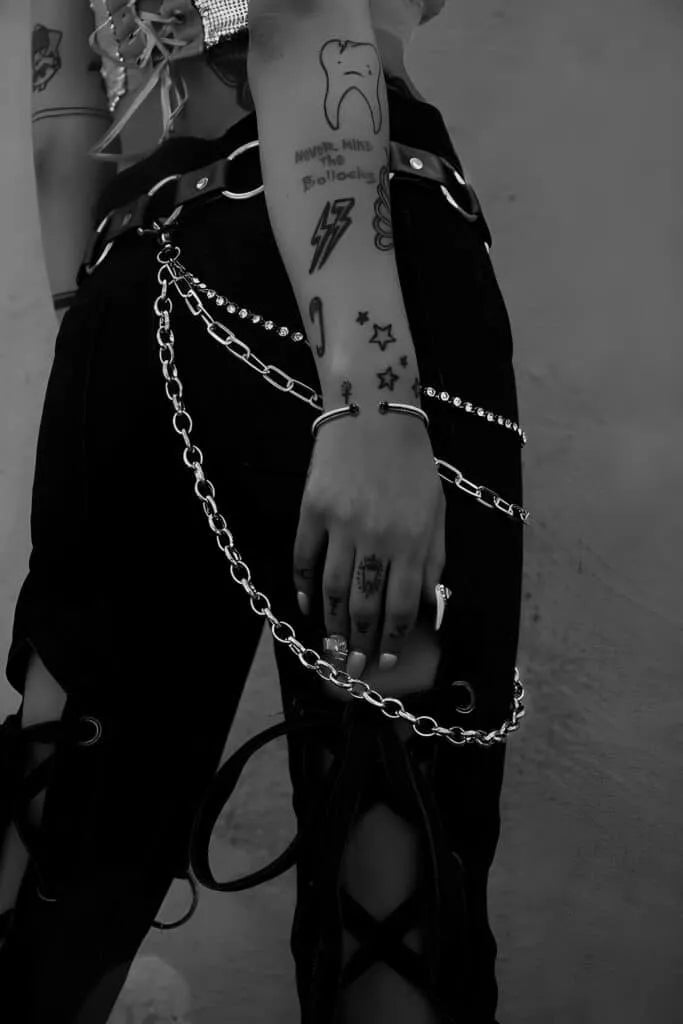 Chrome Hearts Plus Logo Flat Cuff bracelet