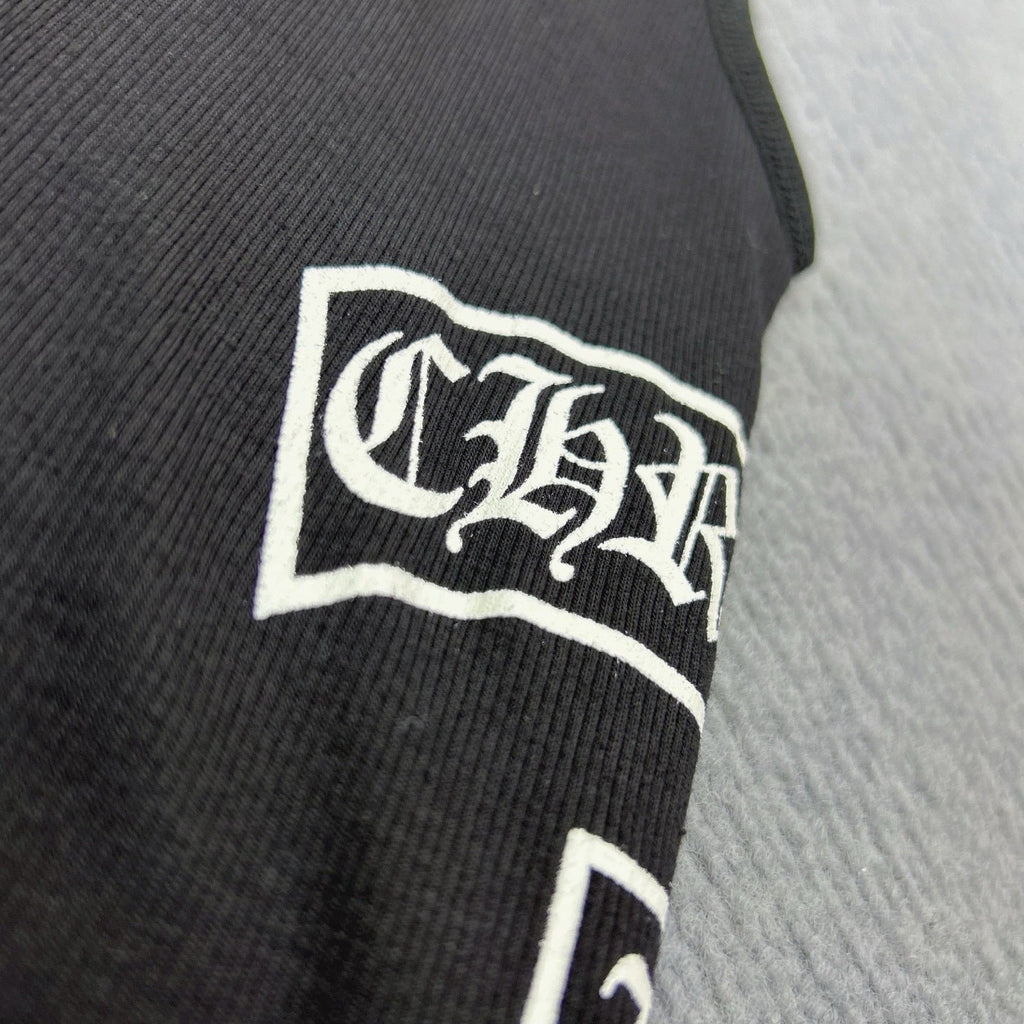 Chrome Hearts T-shaped layered printed vest skirt Tank Tops