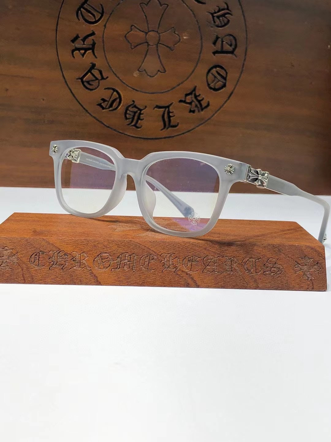 Chrome Hearts classic large frame simple glasses frame