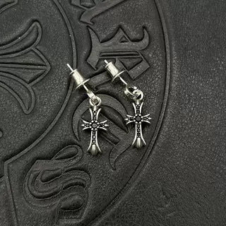 Chrome Heart Cross Earring