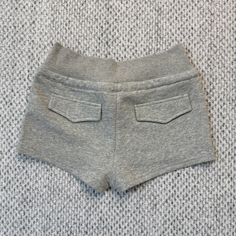Chrome Hearts Sword gray shorts for women
