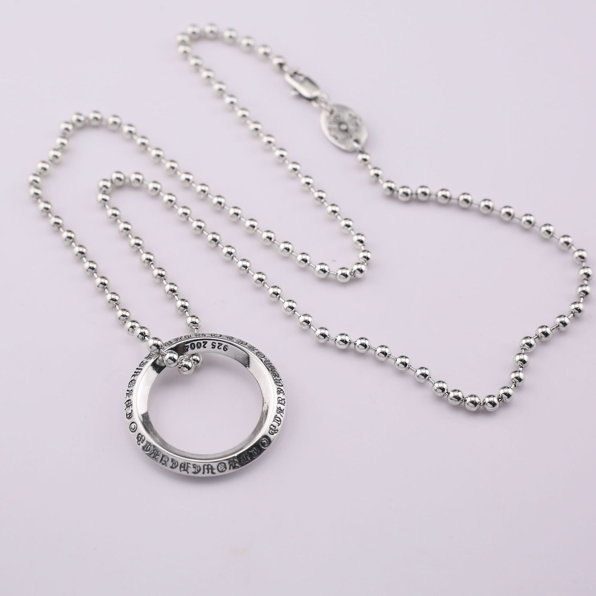 Chrome Hearts fashionable and creative ring pendant necklace