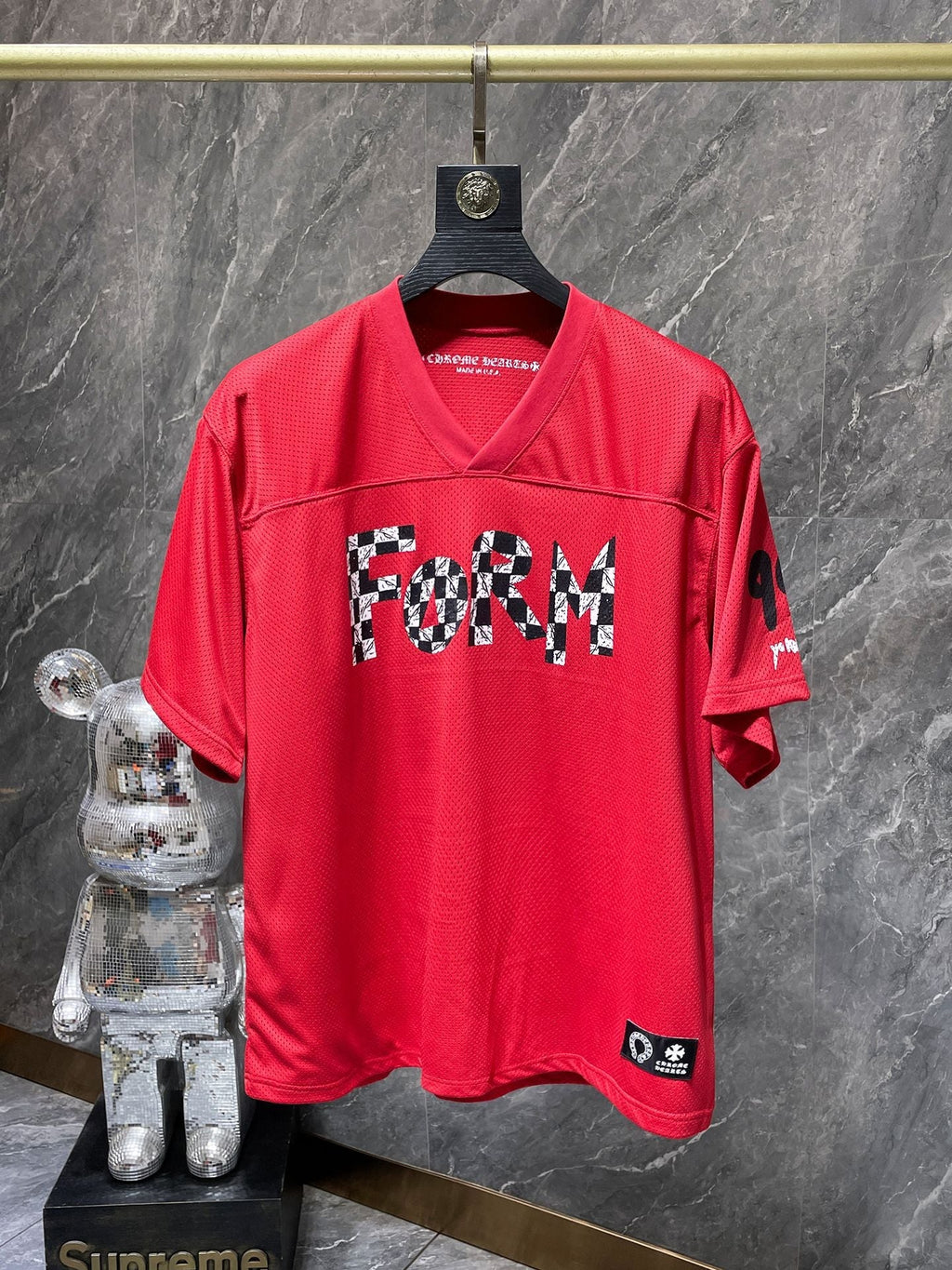 Chrome Hearts flower arm ice hockey suit casual T-shirt suit