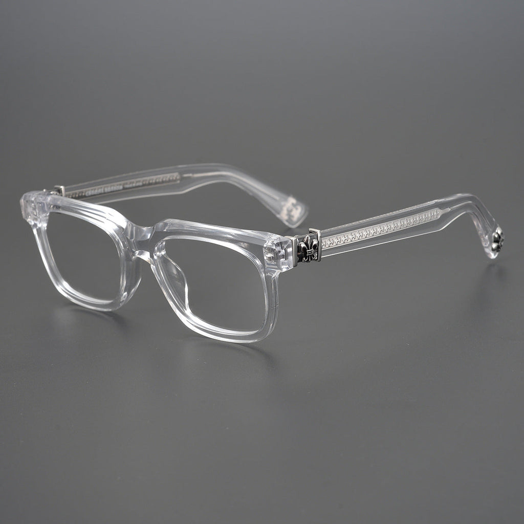 Chrome Hearts finely carved temples, large frame glasses