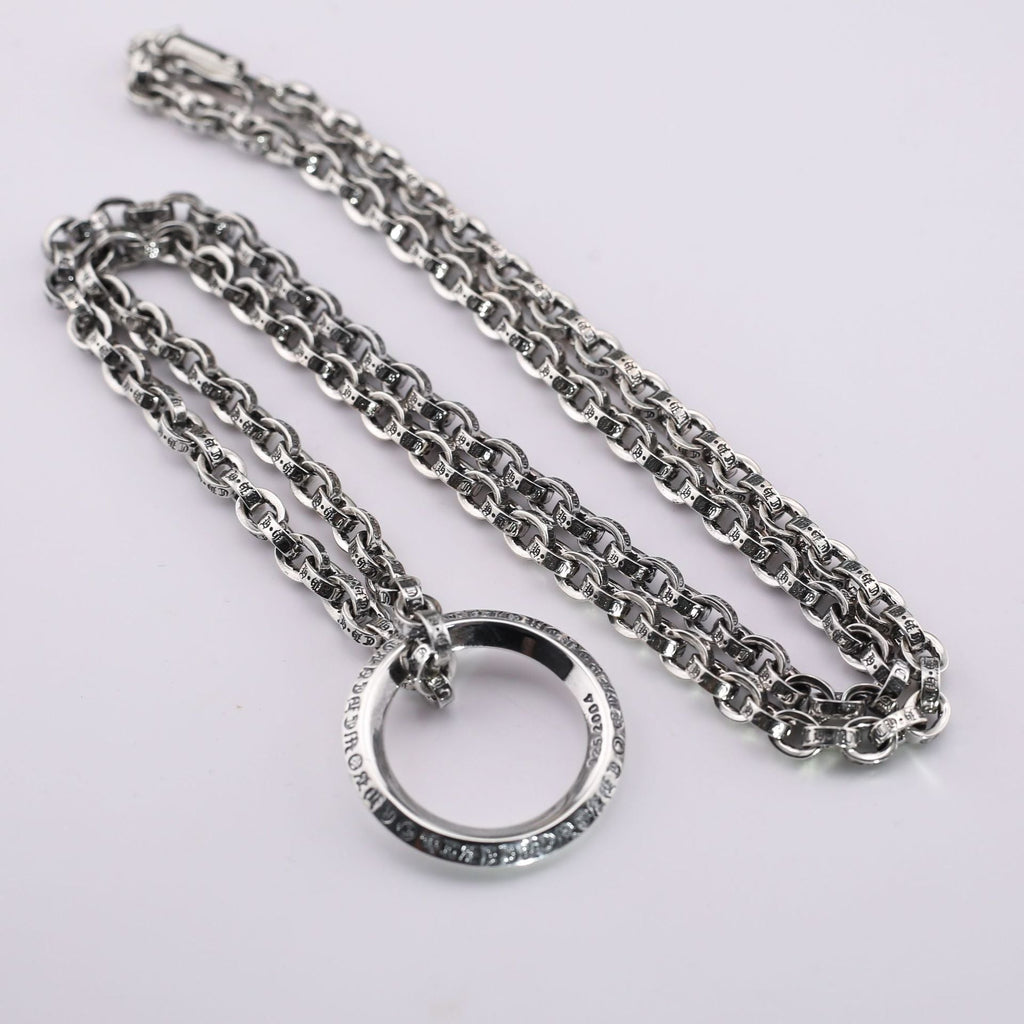 Chrome Hearts fashionable and creative ring pendant necklace
