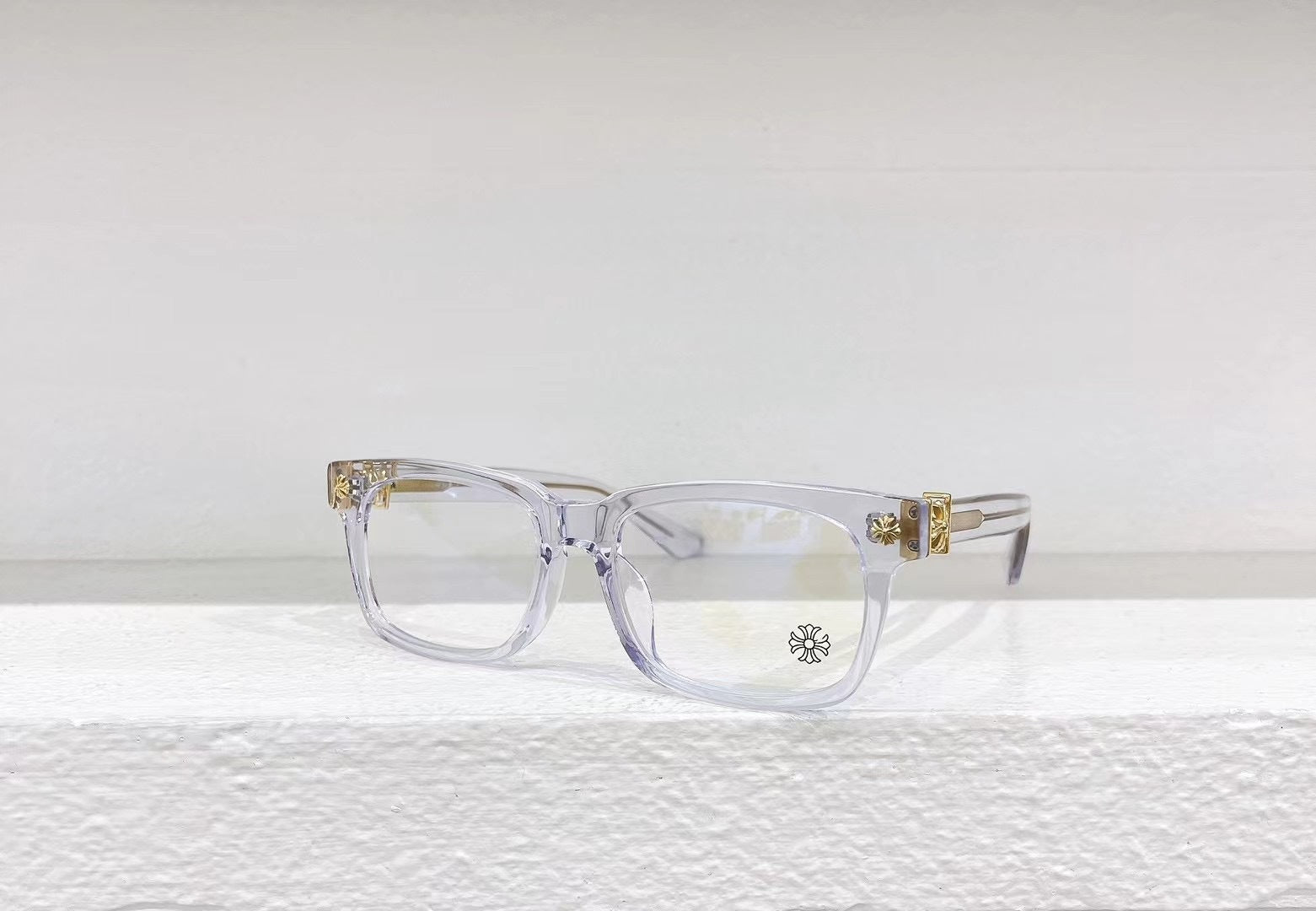Chrome Hearts square frame art glasses frame