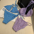 Chrome Heart Sexy Two-Piece Vacation Swimwear Bikini