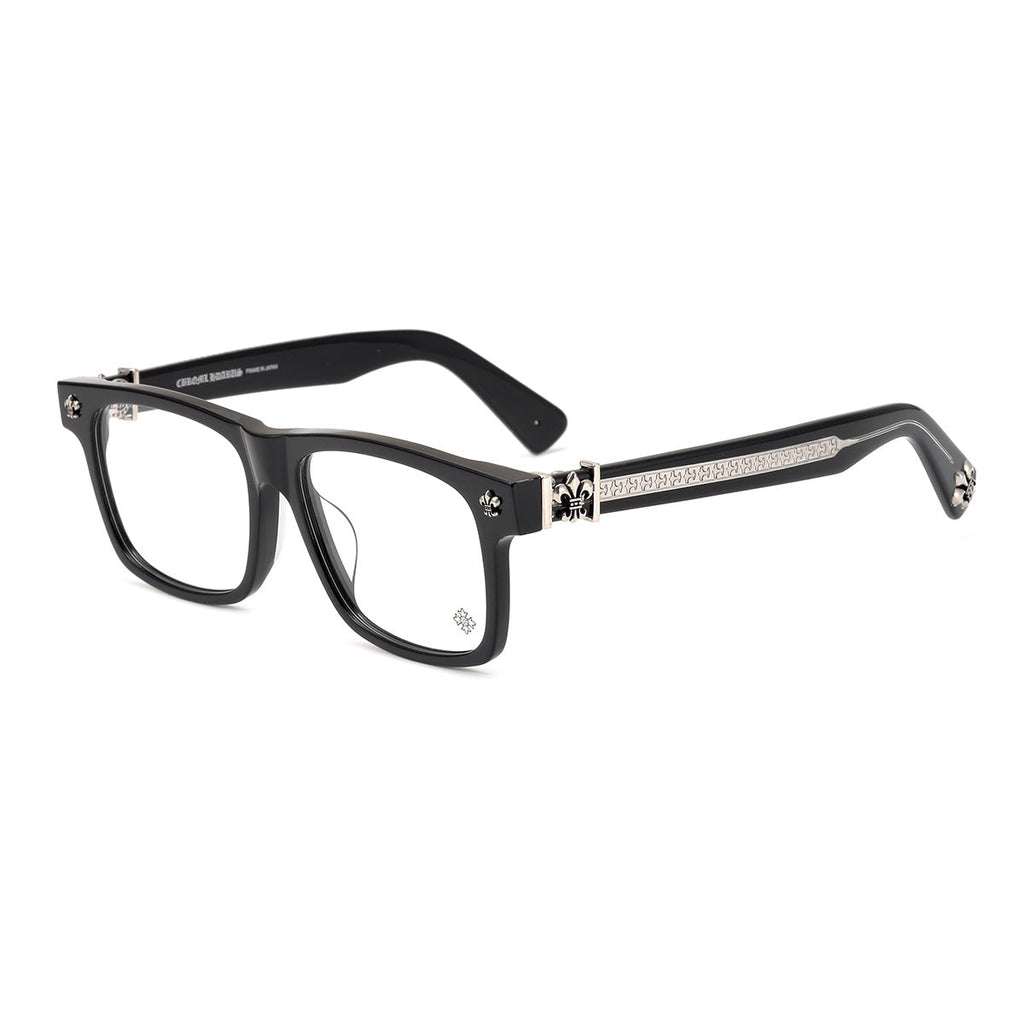 Chrome Hearts finely carved temples, large frame glasses