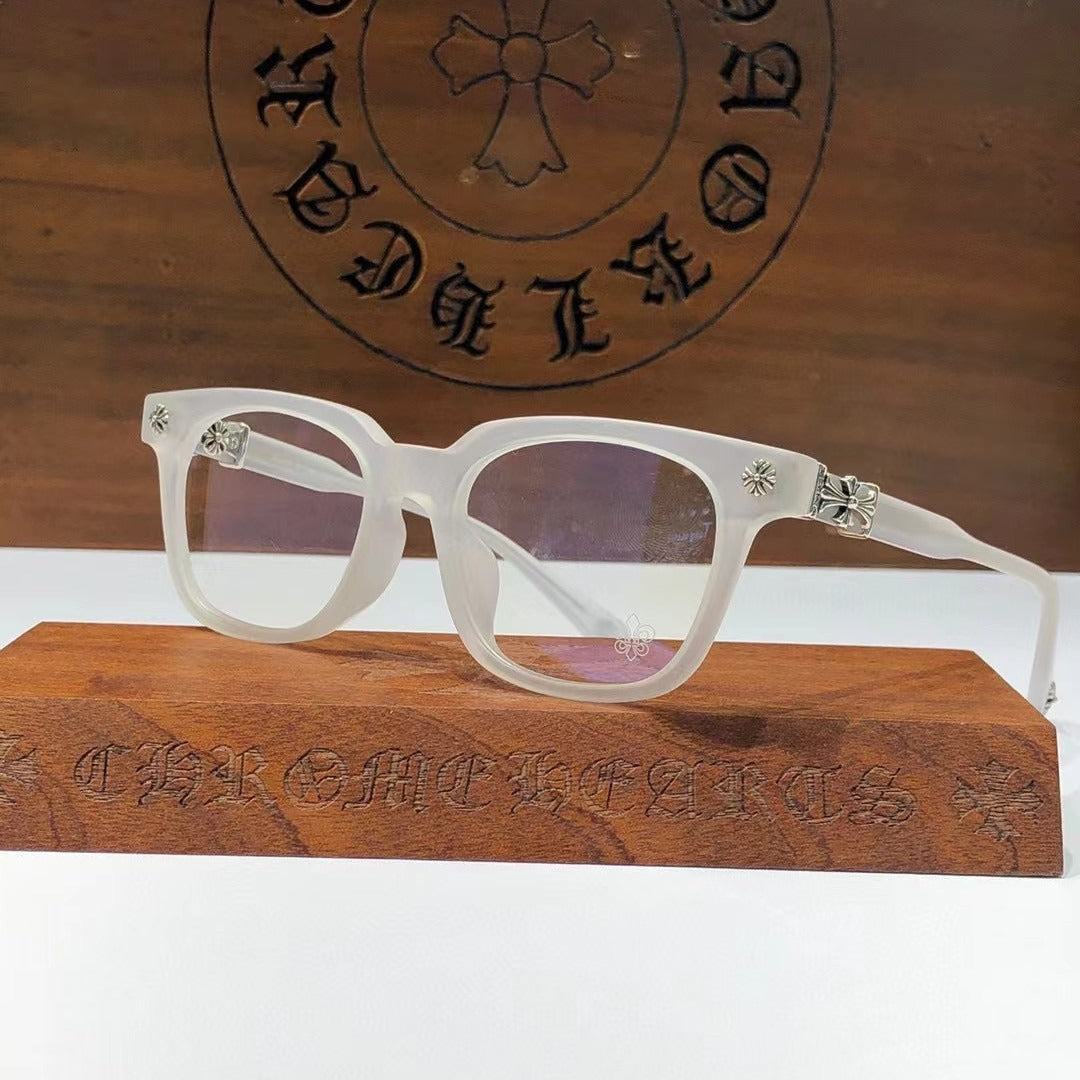 Chrome Hearts classic large frame simple glasses frame