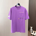 Chrome Hearts matty boy round neck purple short-sleeved T-shirt