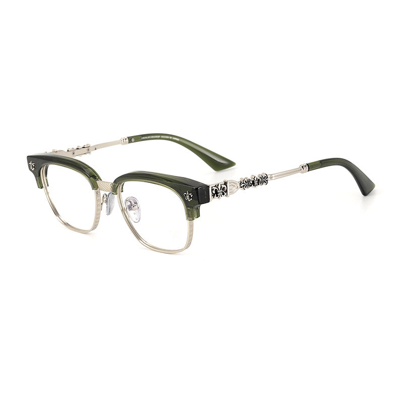 Chrome Hearts all-match pure titanium plate myopia glasses