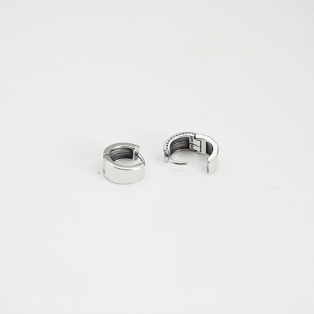Chrome Hearts retro cross flower high-end earrings