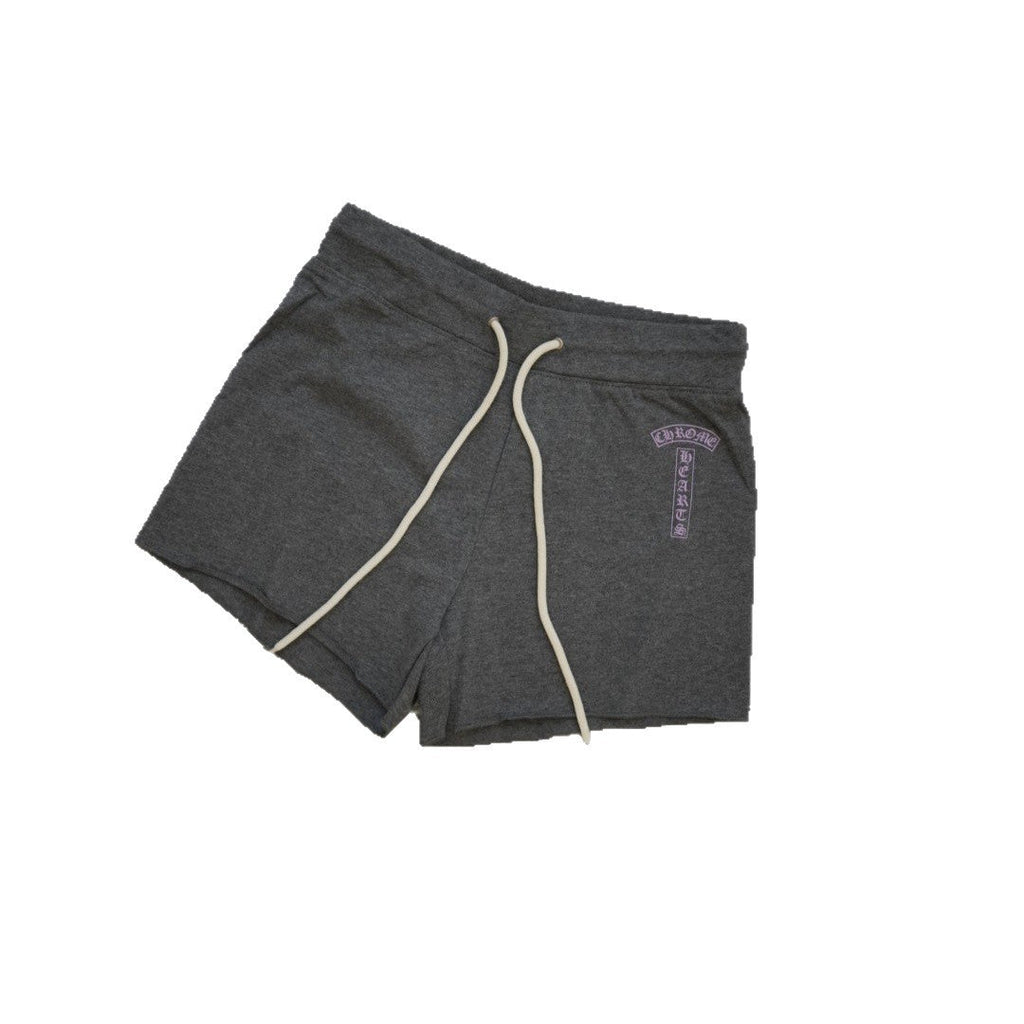 chrome hearts American gray shorts casual hot shorts for women