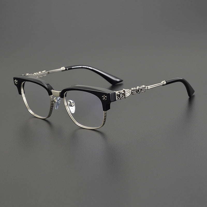 Chrome Hearts all-match pure titanium plate myopia glasses