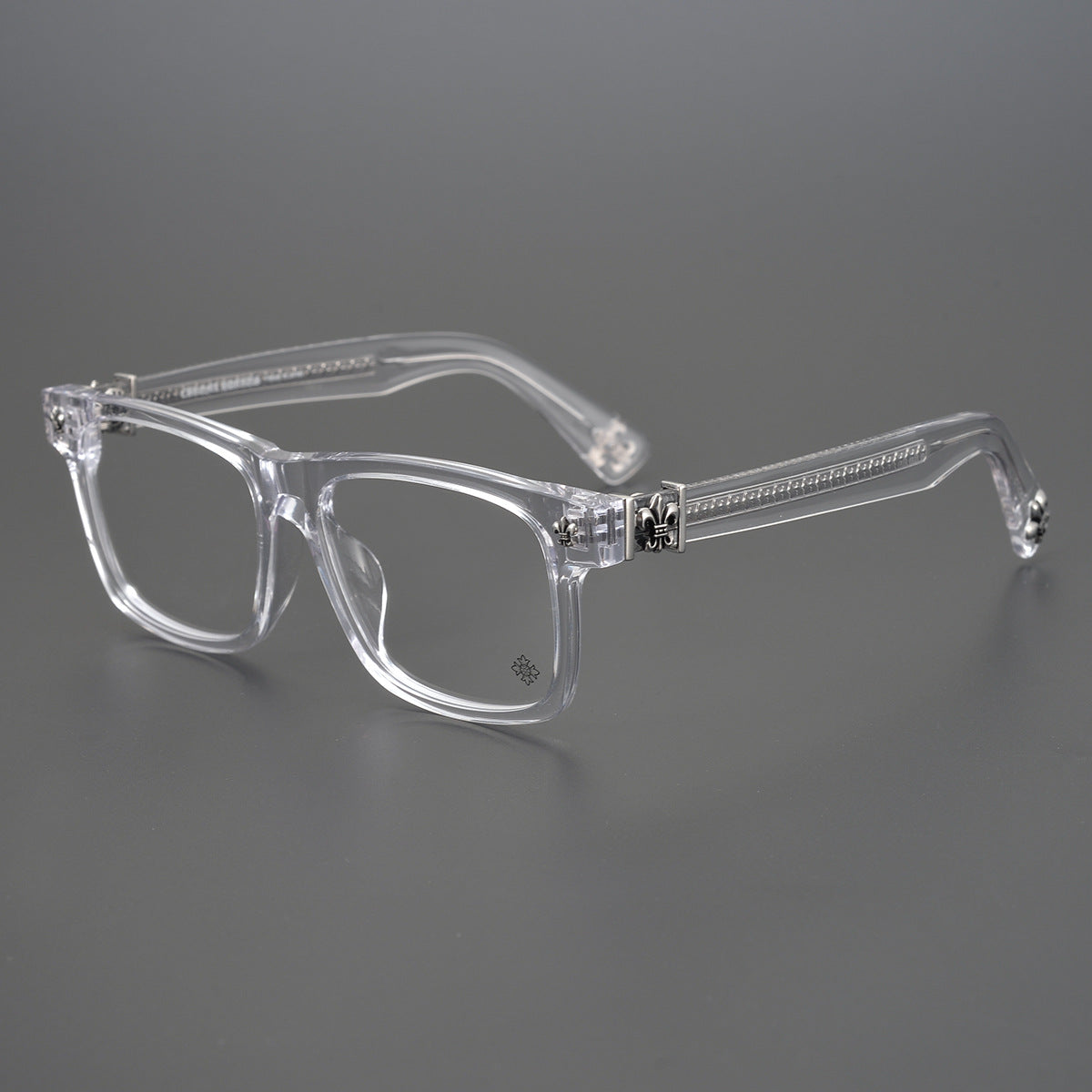Chrome Hearts finely carved temples, large frame glasses