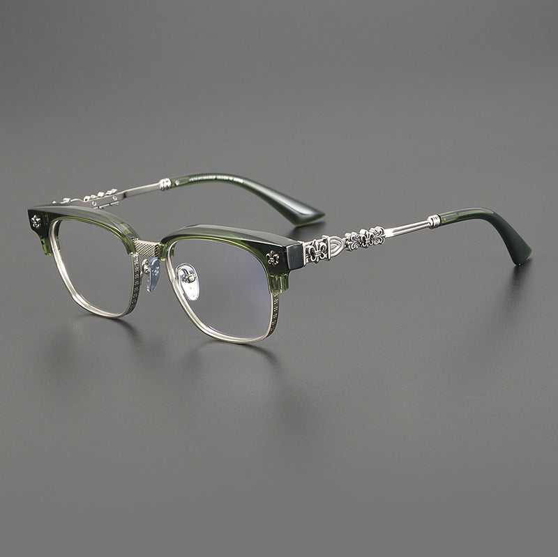 Chrome Hearts all-match pure titanium plate myopia glasses