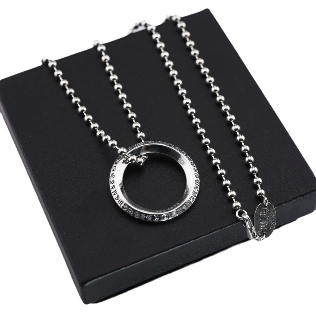 Chrome Hearts fashionable and creative ring pendant necklace