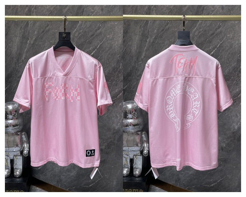 Chrome Hearts flower arm ice hockey suit casual T-shirt suit