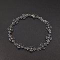 Chrome Hearts cross Silver Daisy retro bracelet