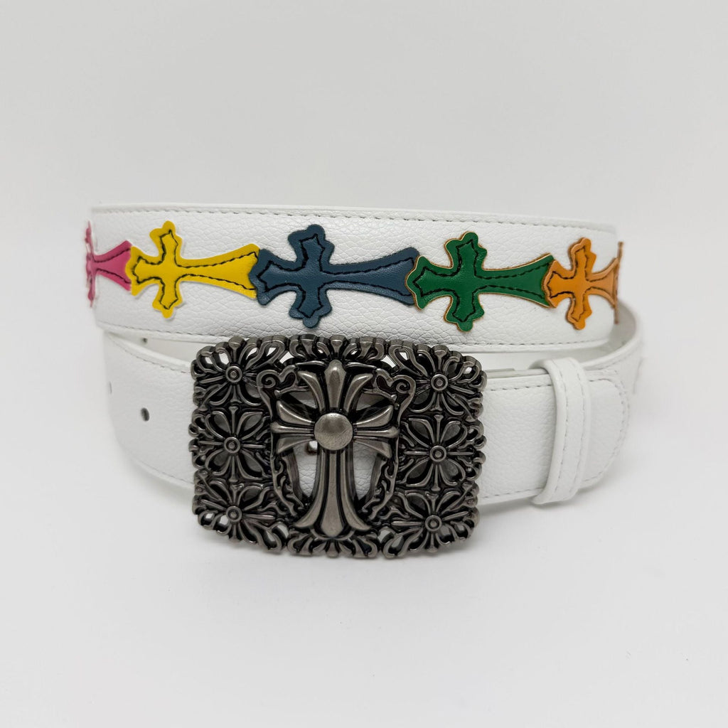 Chrome Hearts Retro Cross Color Belt