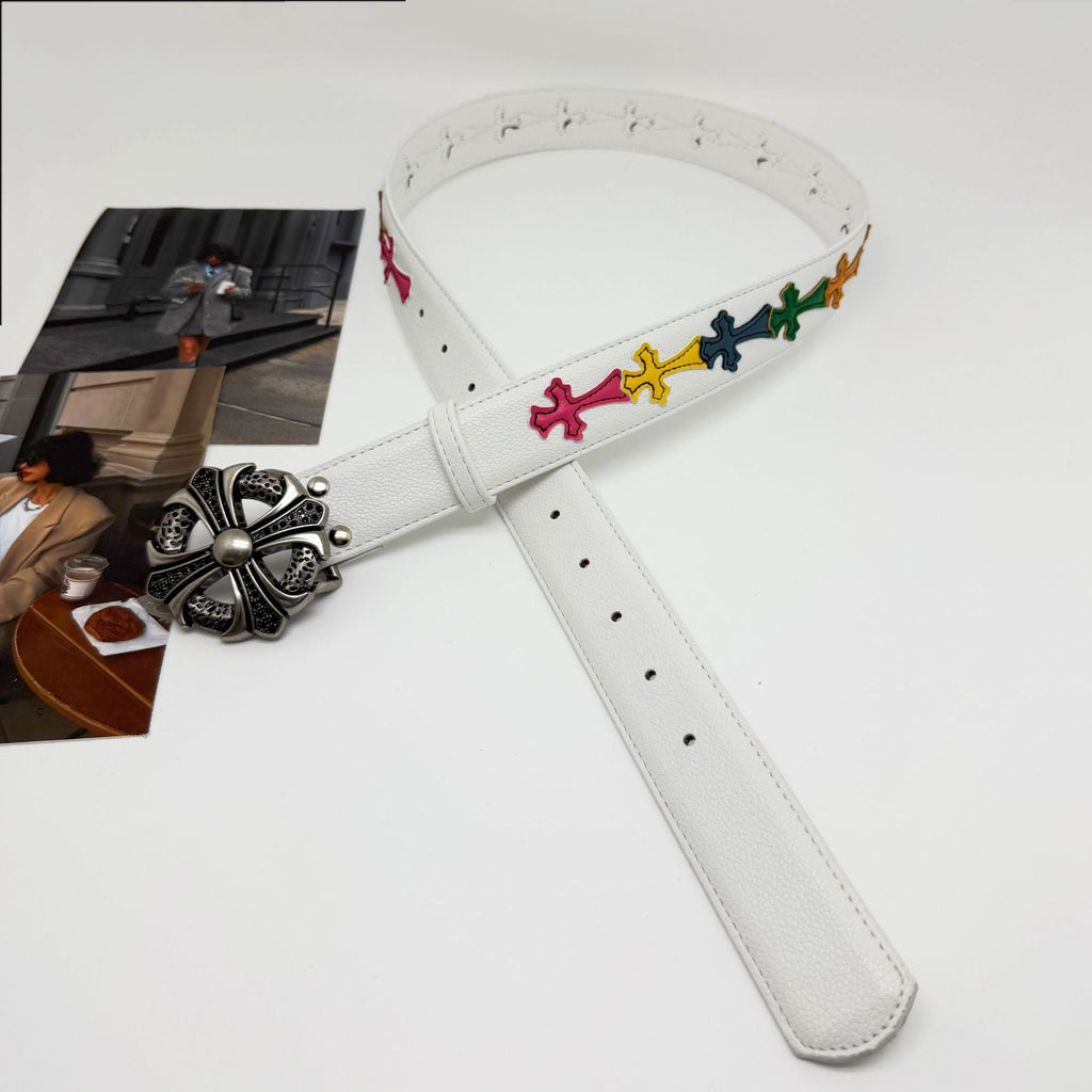 Chrome Hearts Retro Cross Color Belt