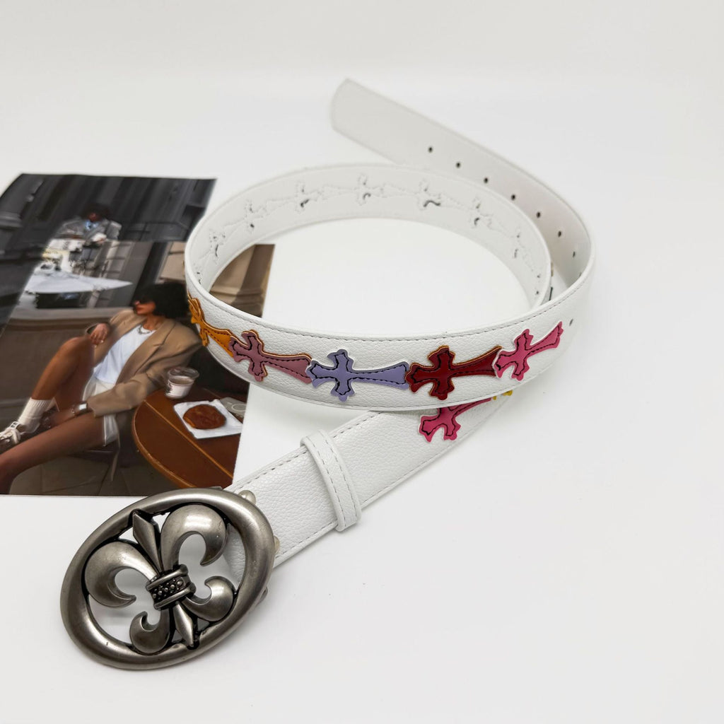 Chrome Hearts Retro Cross Color Belt