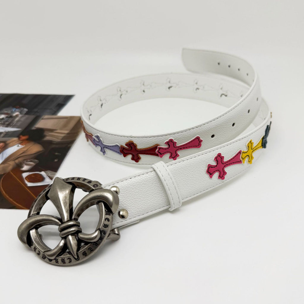 Chrome Hearts Retro Cross Color Belt