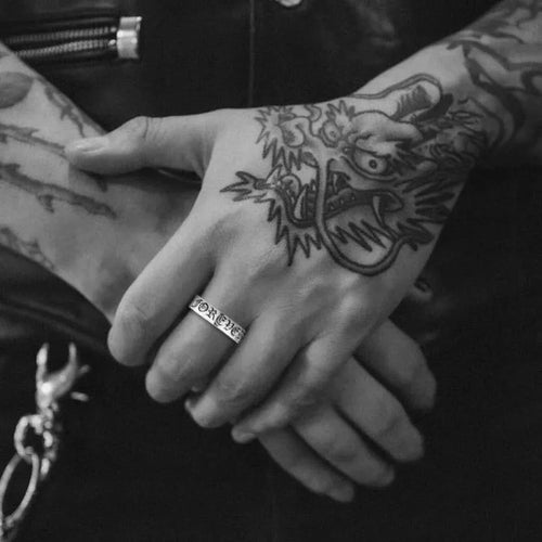 6MM CHROME HEARTS FOREVER RING ¡§C SPACER 5