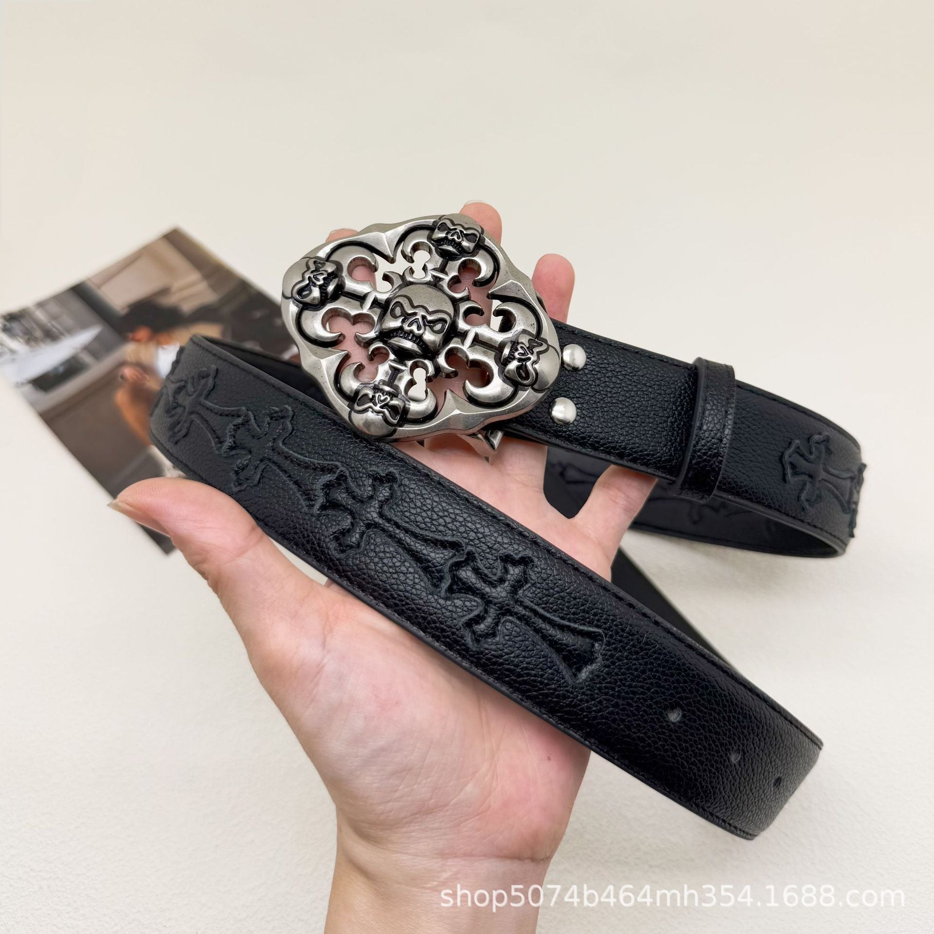 Chrome Hearts Cross Jeans Belt