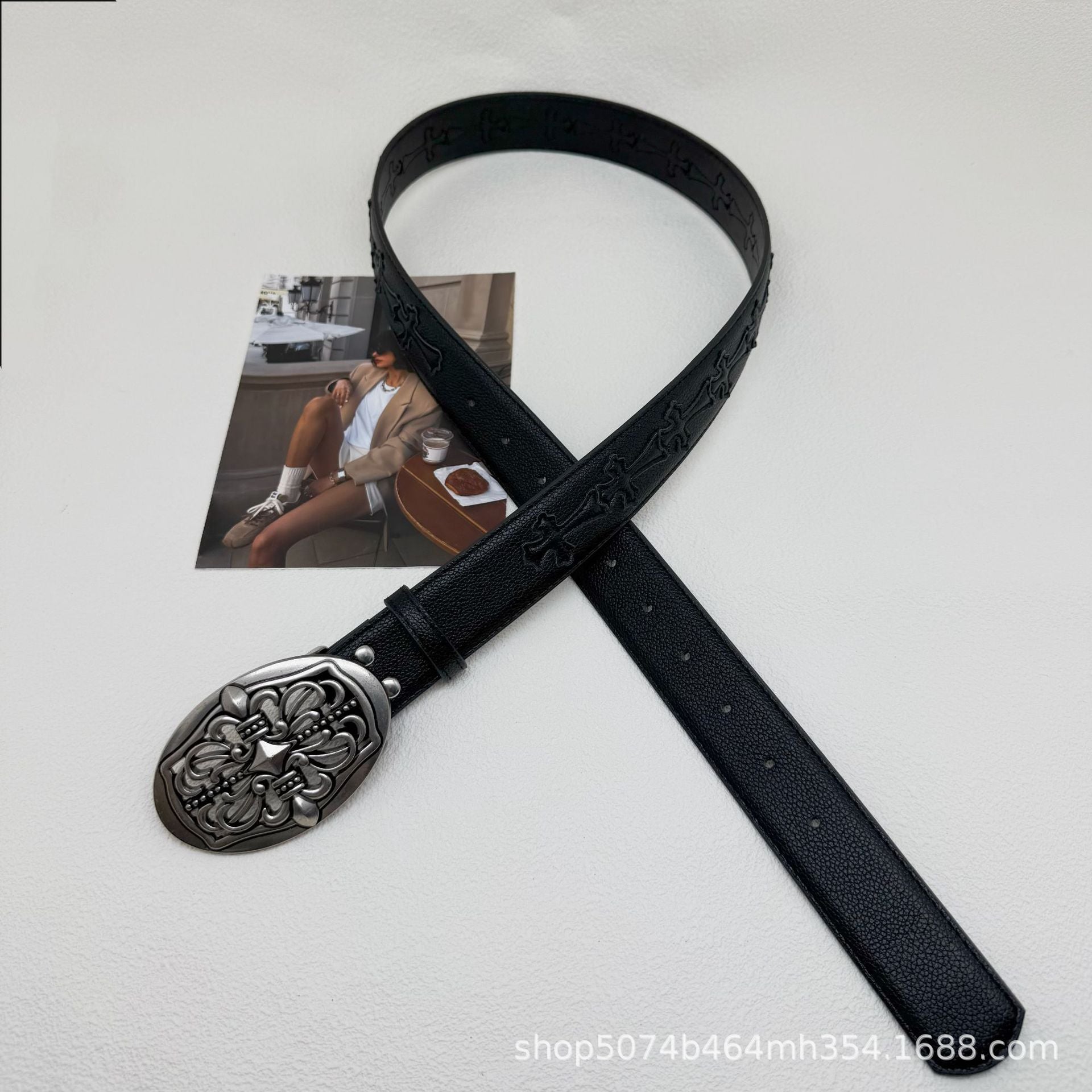 Chrome Hearts Cross Jeans Belt