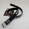 Chrome Hearts Retro Black Cross Color Belt