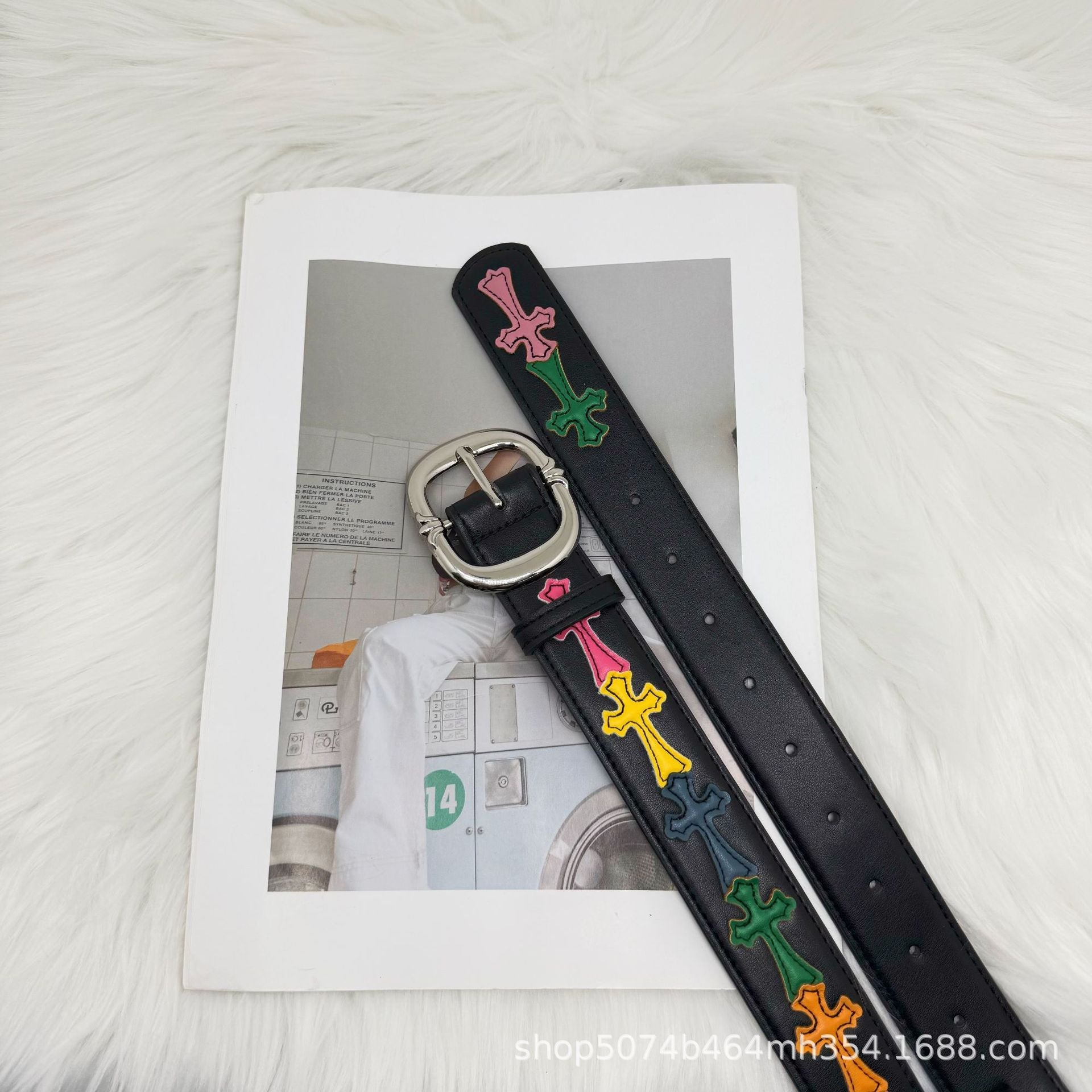 Chrome Hearts Cross Color Retro Belt