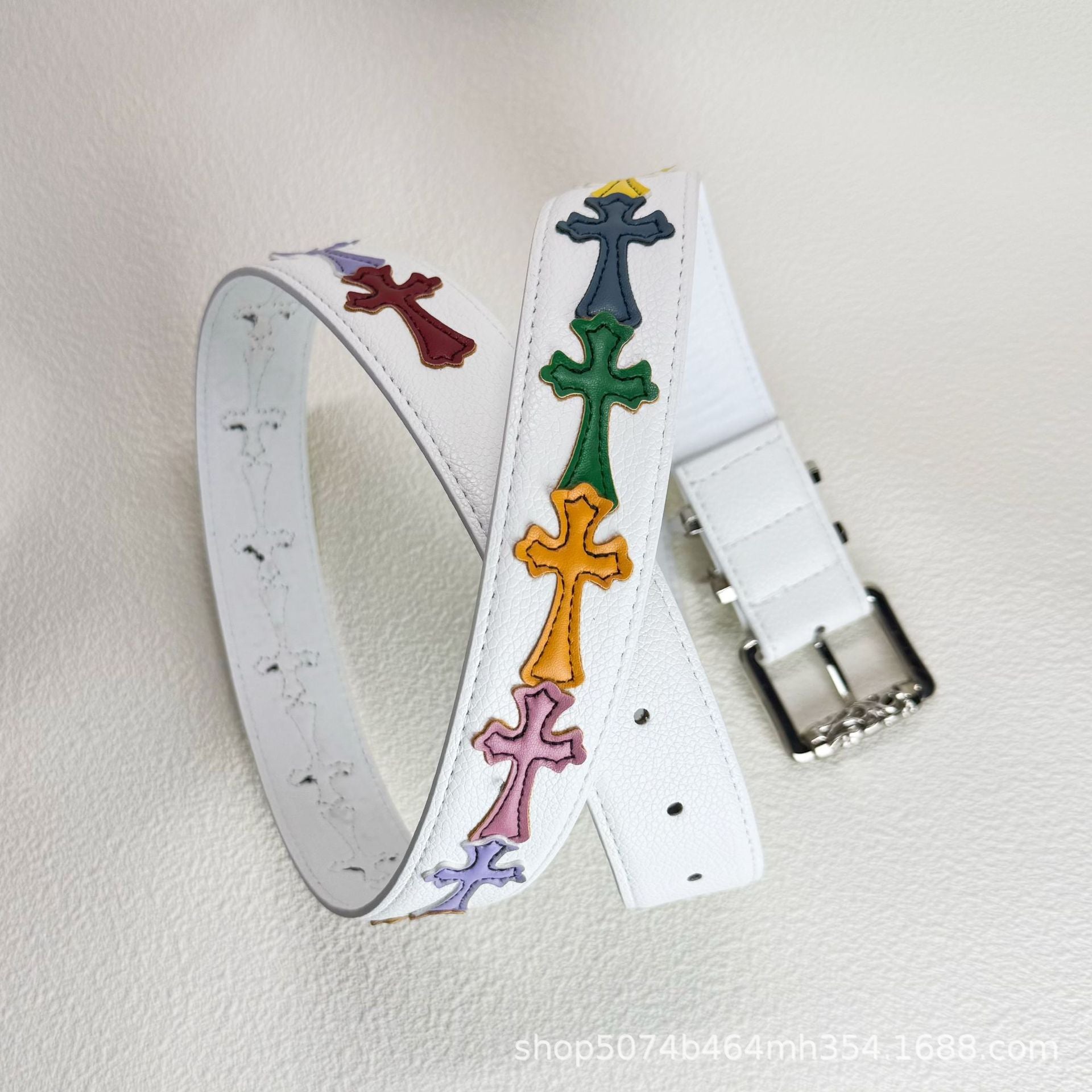Chrome Hearts Cross Color Retro Belt