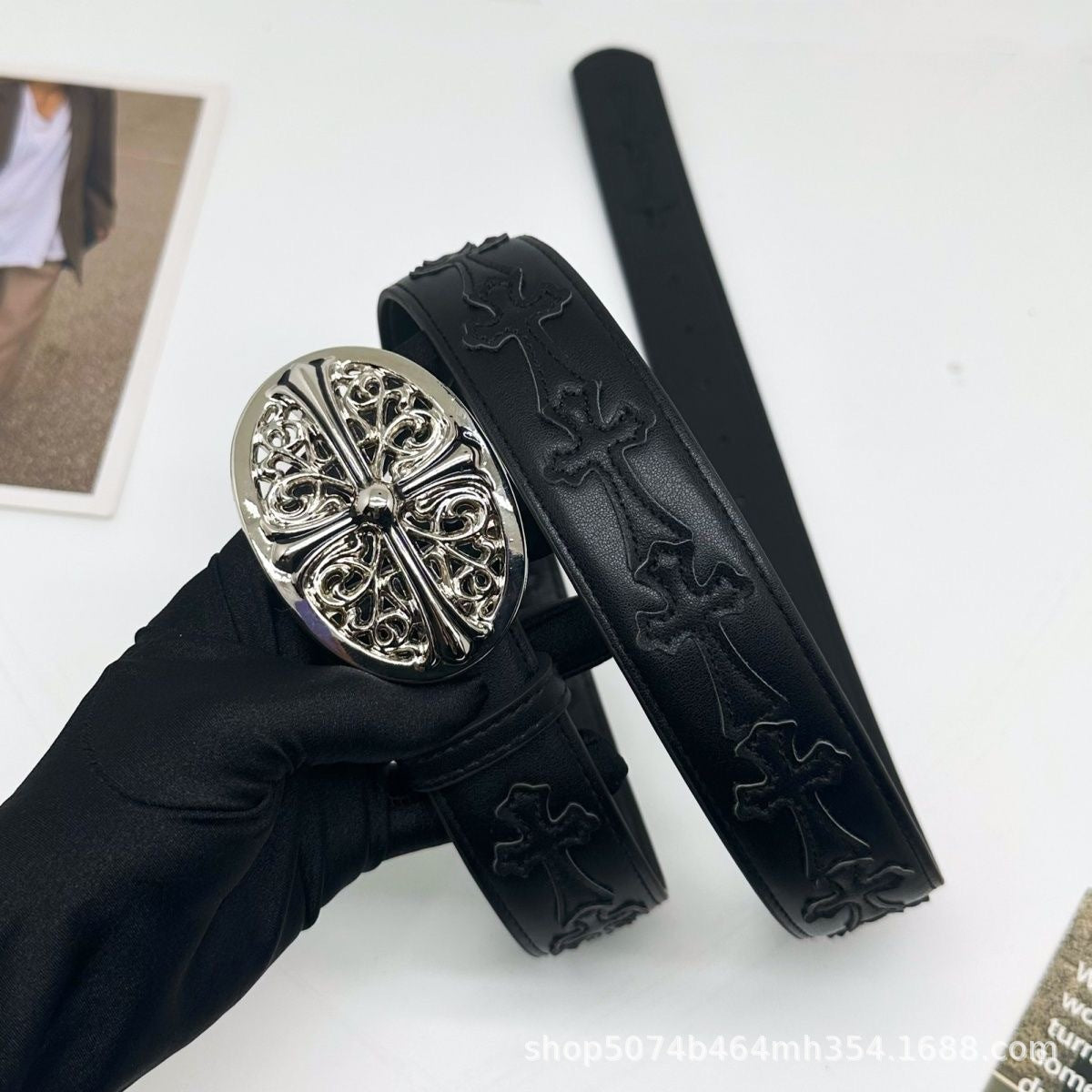 Chrome Hearts Cross Color Retro Belt